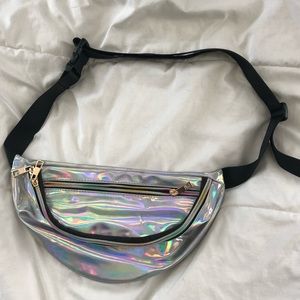 Iridescent fanny pack